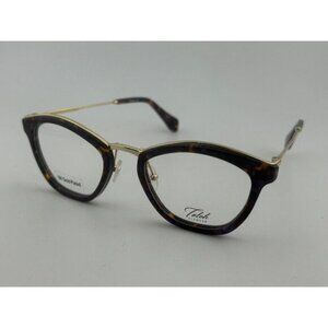 TALEH EYEWEAR - 18K Gold Plated 52-20-145 C2 G1327 Tortoise Gold Eyeglasses